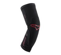 Alpinestars Genouillères vélo Paragon Plus – Noir/Rouge Taille S