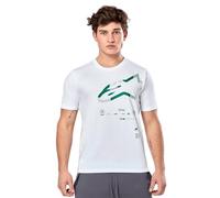 Alpinestars Geografica CSF, t-shirt M Blanc/Turquoise Blanc/Turquoise