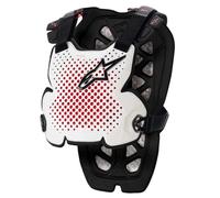 Alpinestars Pare-pierres A-1 Blanc/Noir/Rouge Taille M/L