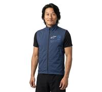 Alpinestars Techstar Softshell Gilet de motocross, Bleu marine, Taille M