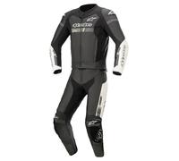 Alpinestars GP Force Chaser Costume en cuir de moto deux pièces, noir-blanc, taille 54 pour homme