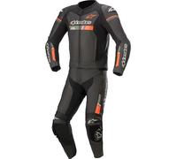 Alpinestars GP Force Chaser, costume en cuir 2pcs. 50 Noir/Rouge Néon Noir/Rouge Néon