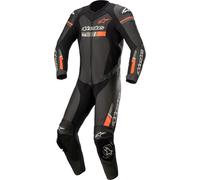 Alpinestars GP Force Chaser Costume en cuir de moto one piece, noir-rouge, taille 56 pour homme
