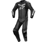 Alpinestars GP Force Lurv combinaison en cuir de moto deux pièces perforée, noir, taille 50 pour homme