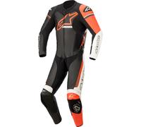 Alpinestars GP Force Phantom Costume en cuir de moto one piece, Noir/Blanc/Rouge, Taille 48