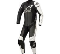Alpinestars GP Force Phantom Costume en cuir de moto one piece, noir-gris-blanc, taille 56 pour homme
