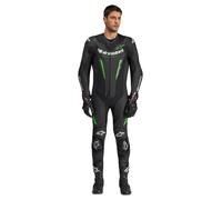 alpinestars GP-Force V2 1 partie Combinaison cuir Noir/Vert 50 unisex