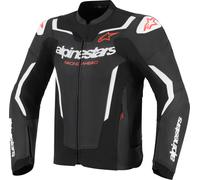 Alpinestars GP Force V2 Air Blouson de moto en cuir, noir-blanc, taille 54 pour homme