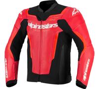 Alpinestars GP Force V2 Airflow, veste en cuir perforé 46 Rouge/Rouge Néon/Noir Rouge/Rouge Néon/Noir