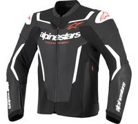 Alpinestars GP Force V2 Blouson de moto en cuir, noir-blanc, taille 52 pour homme