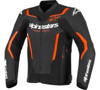 Alpinestars Veste en cuir GP Force V2 Noir/Rouge/Fluo Taille 50 Homme