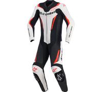 Alpinestars Combinaison cuir GP Force V2 1 pièce Blanc/Noir/Rouge Néon Taille 54 Homme