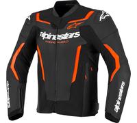 Alpinestars GP Force V2, veste en cuir 48 Noir/Rouge Néon/Blanc Noir/Rouge Néon/Blanc