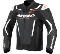 Alpinestars GP Force V2, veste en cuir 58 Noir/Blanc/Rouge Noir/Blanc/Rouge