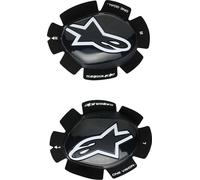 Alpinestars GP Plus Curseurs de genou, Noir/Blanc