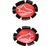 Alpinestars GP Plus Curseurs de genou, Rouge/Blanc