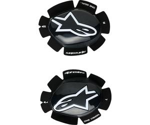 Alpinestars GP Plus, glisseurs de genoux Taille unique Noir/Blanc Noir/Blanc