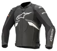 alpinestars GP Plus R V3 Veste de combinaison cuir Noir/Gris/Blanc 58 noir 58