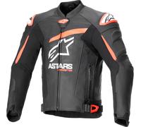 Alpinestars Veste en cuir GP Plus R V4 Airflow perforée Noir/Rouge Néon/Blanc Taille 54