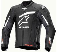 Alpinestars GP Plus R V4 Rideknit, veste en cuir perforé 54 Noir/Blanc Noir/Blanc