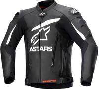 Alpinestars GP Plus V4, veste en cuir 48 Noir/Blanc Noir/Blanc