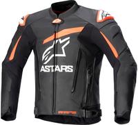 Alpinestars GP Plus V4, veste en cuir 56 Noir/Rouge Néon/Blanc Noir/Rouge Néon/Blanc