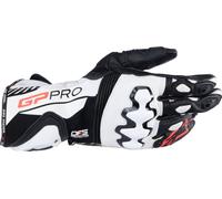 Alpinestars GP Pro R4 gants de moto perforés, Noir/Blanc, Taille L