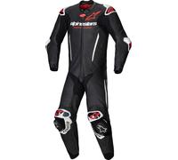 Alpinestars GP-R7 Combinaison moto 1 pièce en cuir, Noir/Blanc/Rouge néon, Taille 60