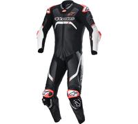 Alpinestars GP Tech 4 Combinaison en cuir de moto une pièce, noir-blanc, taille 44 pour homme