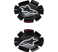 Alpinestars GP Tech Curseurs de genou, Noir/Blanc