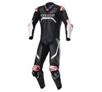 alpinestars GP Tech V 4 1 Pièce Combinaison en cuir 1 partie Noir/Blanc/Rouge 52 homme