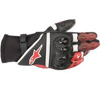 Alpinestars GP X V2 Gants de moto, noir-blanc-rouge, taille 3XL