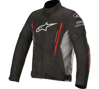 Alpinestars Gunner V2, textile veste imperméable à l’eau 3XL Noir/Gris/Rouge Noir/Gris/Rouge