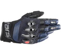 Alpinestars Halo Gants de moto, noir-bleu, taille 3XL pour homme