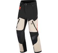 Alpinestars Halo Pro Drystar XF Pantalon textile de moto imperméable, noir-beige, taille S pour homme