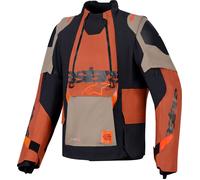 Alpinestars Halo Pro, veste textile DrystarXF M Noir/Marron/Rouge Noir/Marron/Rouge