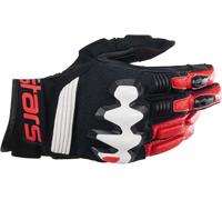 Alpinestars Harok Gants de moto, noir-blanc-rouge, taille L pour homme