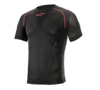 Alpinestars Maillot de corps Ride Tech V2 manches courtes noir/rouge M-L