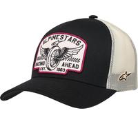 Alpinestars Heritage Patch Casquette de camionneur, Noir/Blanc, Taille unique