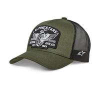 Alpinestars Heritage Trucker Hat Casquette de Baseball, Vert Militaire/Noir, Taille Unique Homme