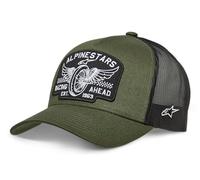 Alpinestars Heritage Patch Trucker, capuchon Taille unique Vert Foncé/Noir Vert Foncé/Noir