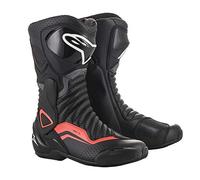 Alpinestars Homme 2223017-13-46 Chaussures Moto, Noir Rouge, 46 EU