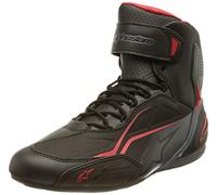Alpinestars Homme 2510219-131-11 Chaussures Moto, Noir Gris Rouge, 44 EU