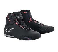 Alpinestars Homme 2544519-1118125 Chaussures Moto, Noir Gris Rouge, 46 EU