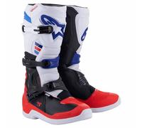 Bottes Cross Alpinestars Tech 3 Blanc/Rouge Vif/Bleu Foncé43 Blanc,Rouge Vif,Bleu Foncé