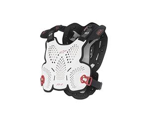 Alpinestars Homme Alpinestars chest protectors, Bianco Nero Rosso, Medium/Large EU