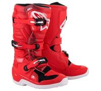 Alpinestars Tech 7S Bottes de motocross pour les jeunes, Rouge, Taille 34