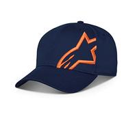 ALPINESTARS CORP SNAP 2 HAT 7032-NAVY/ORANGE - N