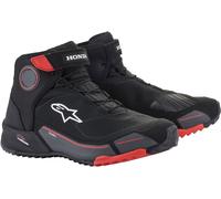 Alpinestars Honda CR-X Drystar Chaussures de moto, Noir/Gris/Rouge, Taille 12,5 (46)