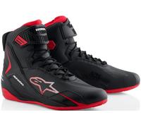 Alpinestars Chaussures de moto Honda Faster-4 Noir-Rouge Taille 48 pour homme
